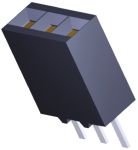 Product image for MOD II PCB Receptacle 2.54mm 4 way