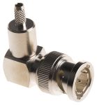 Product image for Crimp BNC elbow plug - RG179cable,75ohm