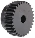 Product image for Gear, spur, steel, 1.5 module, 30 teeth