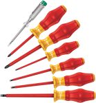 Product image for VDE SCREWDRIVER SET SL/PH  COMFORT 7PC