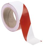 Product image for FLOOR MARKING TAPE RED & WHITE 50MMX33M
