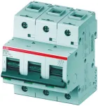 Product image for ABB High Performance 80 A MCB Mini Circuit Breaker, 3P Curve D