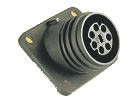 Product image for Bulgin Connector, 4 contacts Flange Mount Socket, Screw IP68