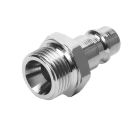 Product image for KS4-1/4-A QUICK COUPLING PLUG