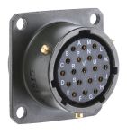 Product image for SQ FLANGE RECEPTACLE, 19WAY SKT CONTACTS