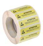 Product image for Paper label/symbol "ATTENTION",13x45mm