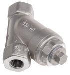 Product image for S/steel Y strainer valve,1/4in BSPP F-F