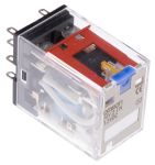 Product image for MY2IN mini DPDT ind relay LED,12Vdc