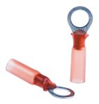 Product image for DuraSeal ring terminal,red, M6,22-18 AWG