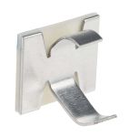 Product image for Aluminium self adhesive clip, 9.5mm dia