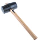 Product image for Black rubber mallet,525gm