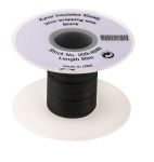 Product image for Black Kynar(TM) wrapping wire,30awg 50m