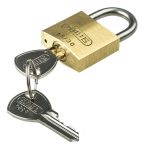 Product image for KEYED ALIKE BRASS PADLOCK,6304 30MM