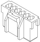 Product image for Molex Female Connector Housing, 2.5mm Pitch, 3 Way, 1 Row