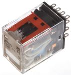 Product image for 4PDT plug-in relay,5A 12Vdc coil