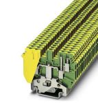 Product image for 1-LEVEL TERMINAL BLOCK GREEN-YELLOW