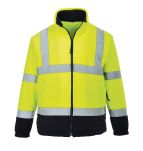 Product image for Hi-Vis Yellow/Navy Fleece, XXL