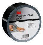 Product image for 3M 2904 Duck tape black 48mm x 50m