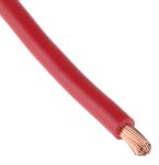 Product image for Red flexible switchgear cable,80/0.4mm