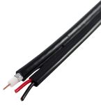 Product image for Blk RG59 plus 2 power cables 250M