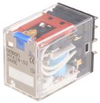 Product image for Plug-in Relay, LED, 14 pin 4PDT 5A 24VDC