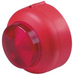 Product image for LED BEACON RED SHALLOW BASE RED LENS