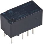 Product image for PCB relay,DPDT,1xlatch,sealed,7.5A,3Vdc