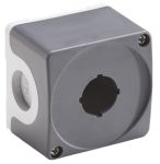 Product image for ENCLOSURE FOR PUSH BUTTON 1 HOLE GREY