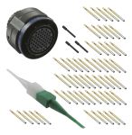 Product image for D38999 plug, 55 way, socket contacts