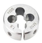 Product image for Die M10x1.5mm pitch, stock size 1"