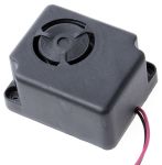 Product image for Siren piezo panel mount 12Vdc 102dB