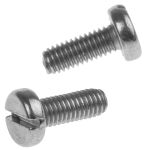 Product image for A2 s/steel slot pan head screw,M3x8mm