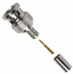 Product image for BNC STRAIGHT CRIMP PLUG FOR RG-8X