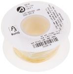 Product image for WIRE 24 AWG 300V UL1061 YELLOW 30M