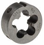 Product image for DIN HSS steel die,M12 1.75mm pitch25x9mm