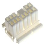 Product image for 0.70 Plug 2row,12 way skt contacts White