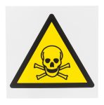 Product image for 200x200mm PP Toxic Material Sign