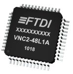 Product image for FTDI Chip VNC2-48L1C-REEL, USB Controller, 12Mbit/s, USB, 3.3 V, 48-Pin LQFP