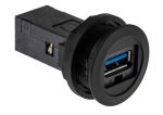 Product image for HAR-PORT USB 3.0 A-A PFT BLACK