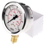 Product image for PRESSURE GAUGE,63MM DIA 0-600 BAR