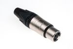 Product image for 3-POLE FEMALE XLR CABLE CONNECTOR