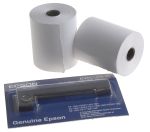 Product image for 2rolls 1ribbon for h/held impact printer