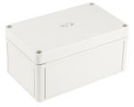 Product image for IP66 BOX WITH GREY LID,180X110X90MM