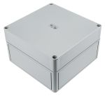 Product image for IP66 BOX WITH GREY LID,182X180X111MM