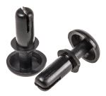 Product image for BLK PLASTIC SNAP-IN RIVET,3.1-3.2MM DIA