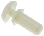 Product image for WHT PLASTIC SNAP-IN RIVET,2.6-2.7MM DIA