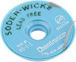 Product image for LEAD FREE DESOLDERING WICK, 0.8MM X 1.5M