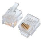 Product image for 6/6 ROUND SOLID/STRD WIRE DATA PLUG,1.5A