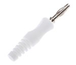 Product image for WHITE CAGE SPRING PLUG,4MM