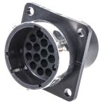 Product image for QM 19 WAY CHASSIS MOUNT PLUG SHELL